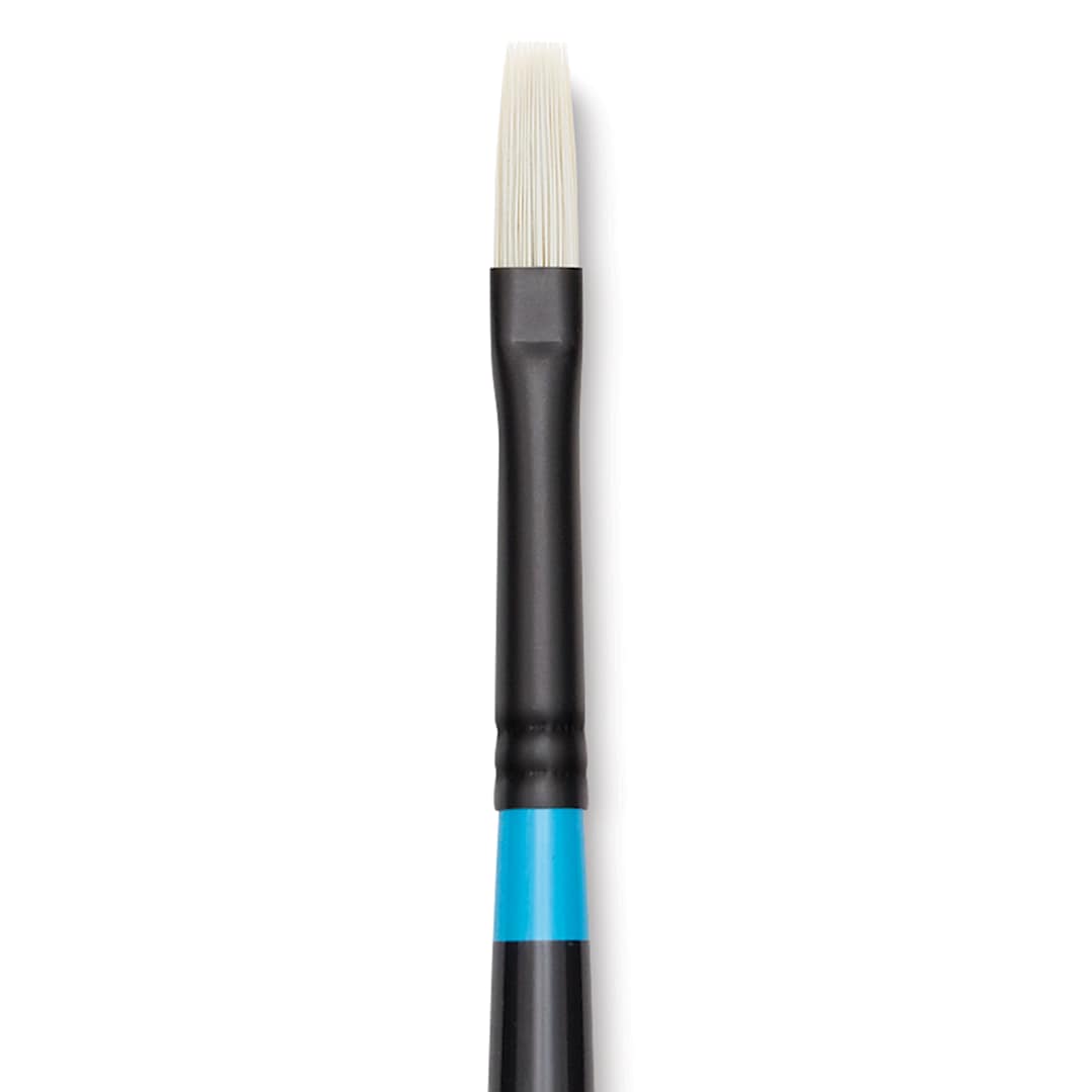 Open in modal - Princeton Series 6500 Aspen Synthetic Brush - Size 2, Flat, Long Handle