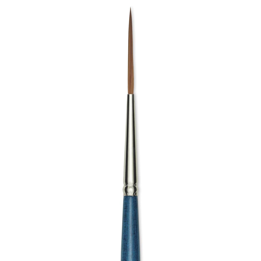 Open in modal - Silver Brush BelleAqua Brush - Liner, Short Handle, Size 2, close-up