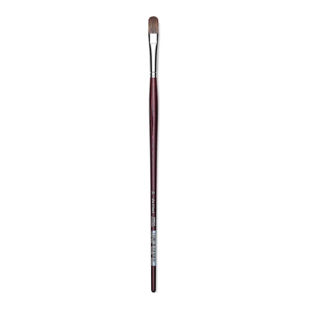 Open in modal - Da Vinci Grigio Synthetic Brush - Filbert, Long Handle, Size 10