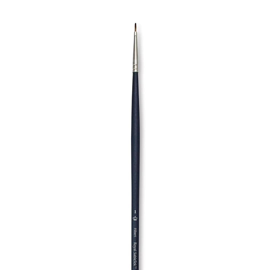 Open in modal - Royal & Langnickel SableTek Brush - Filbert, Long Handle, Size 1
