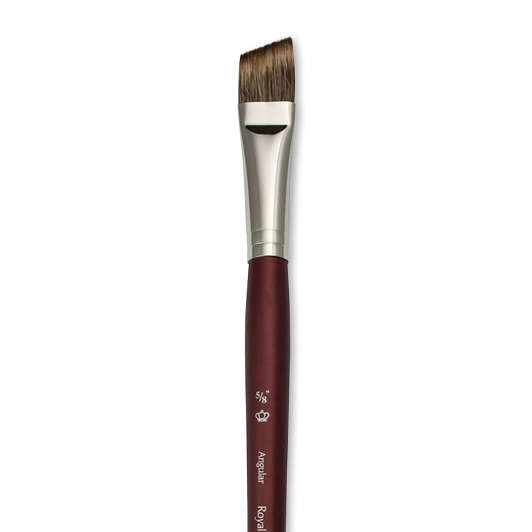 Open in modal - Royal & Langnickel SableTek Brush - Angular, Short Handle, 5/8"