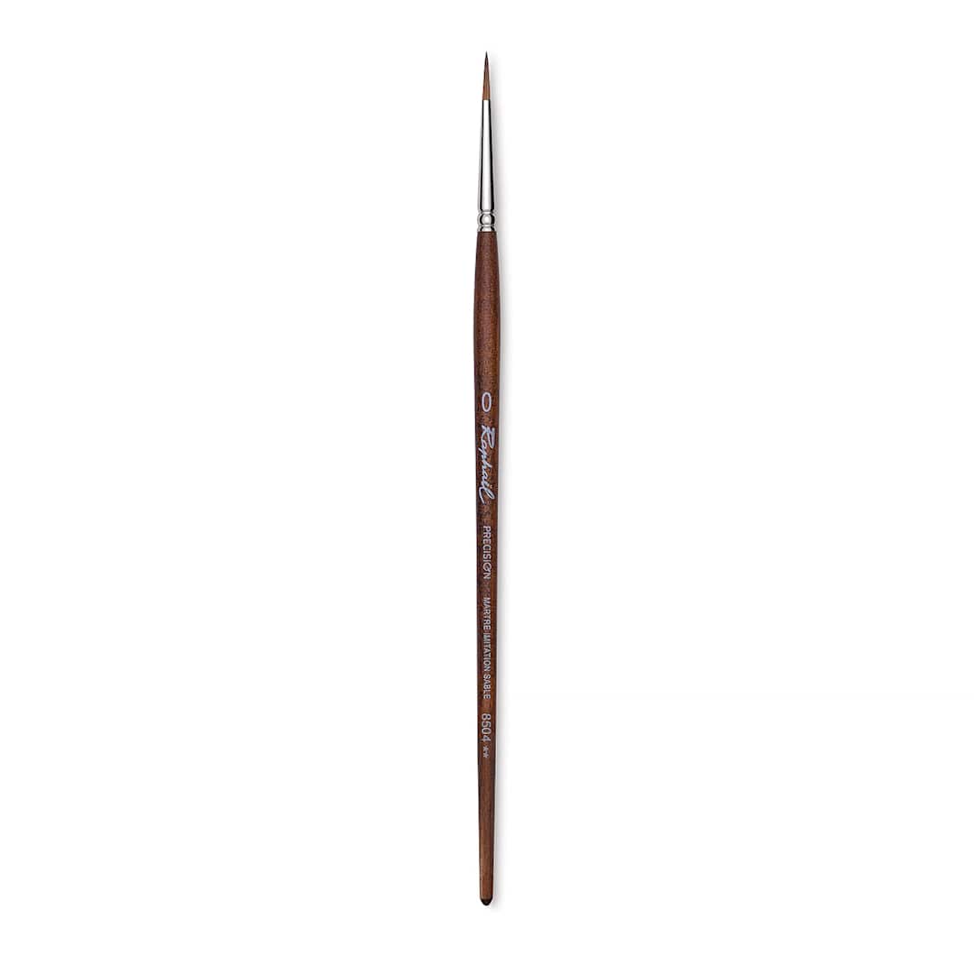 Open in modal - Raphaël Precision Brush - Round, Size 0, Short Handle