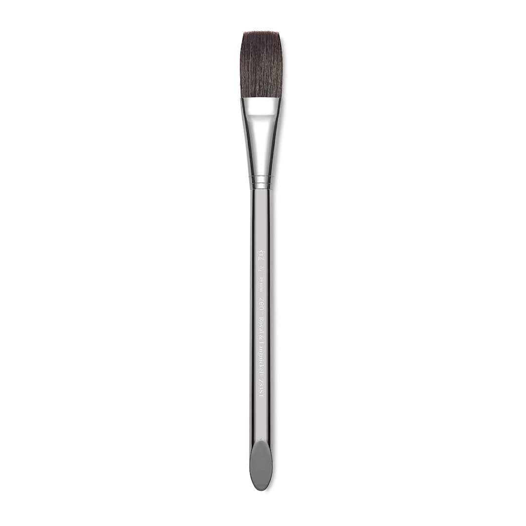 Open in modal - Royal & Langnickel Zen Synthetic Watercolor Brush - Stroke, Size 3/4"