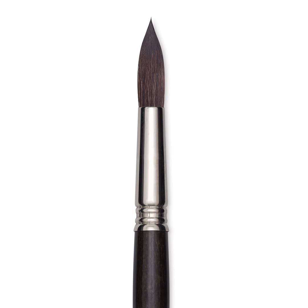Open in modal - Escoda Último Synthetic Squirrel Brush - Round, Size 16 (close-up)