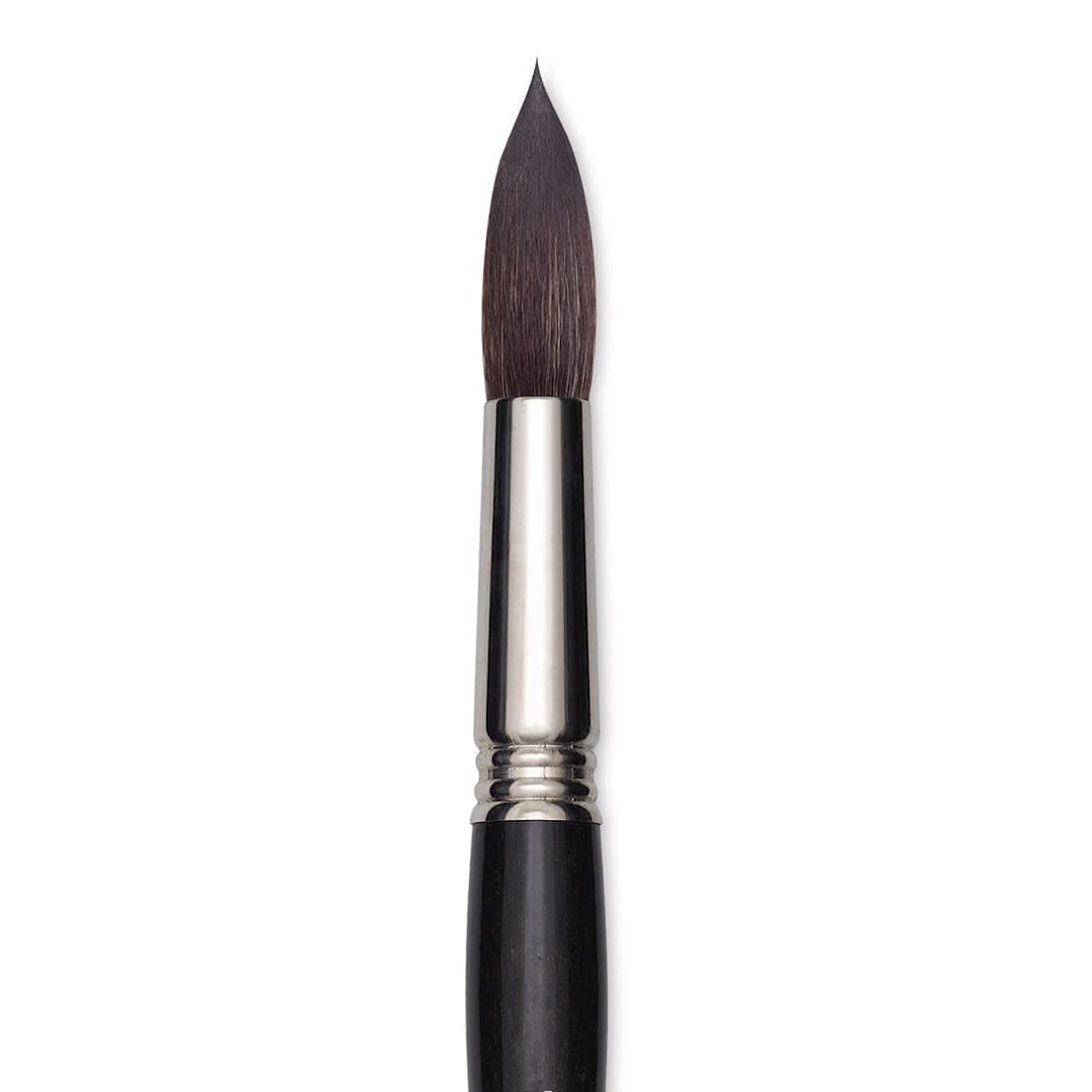 Open in modal - Escoda Último Synthetic Squirrel Brush - Round, Size 18 (close-up)