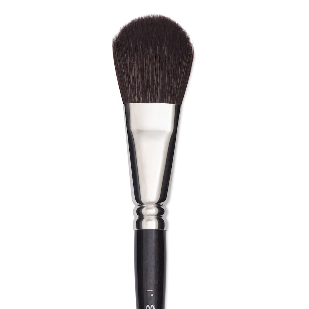 Open in modal - Escoda Último Synthetic Squirrel Brush - Oval Mop, Size 1" (close-up)