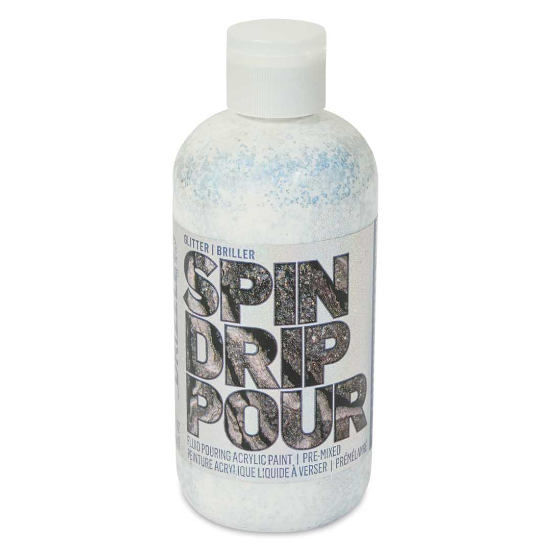 Open in modal - FolkArt Drizzle Acrylic Pouring Paint - Disco Dust Glitter, 9 oz