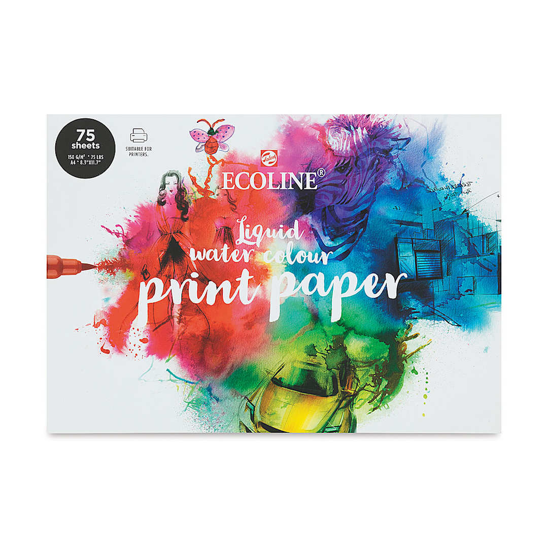 Open in modal - Ecoline Watercolor Print Paper, front cover of the pack
