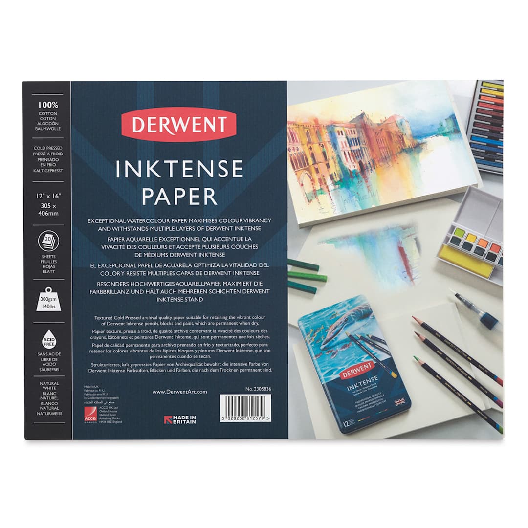 Open in modal - Derwent Inktense Paper Pad - 12" x 16"