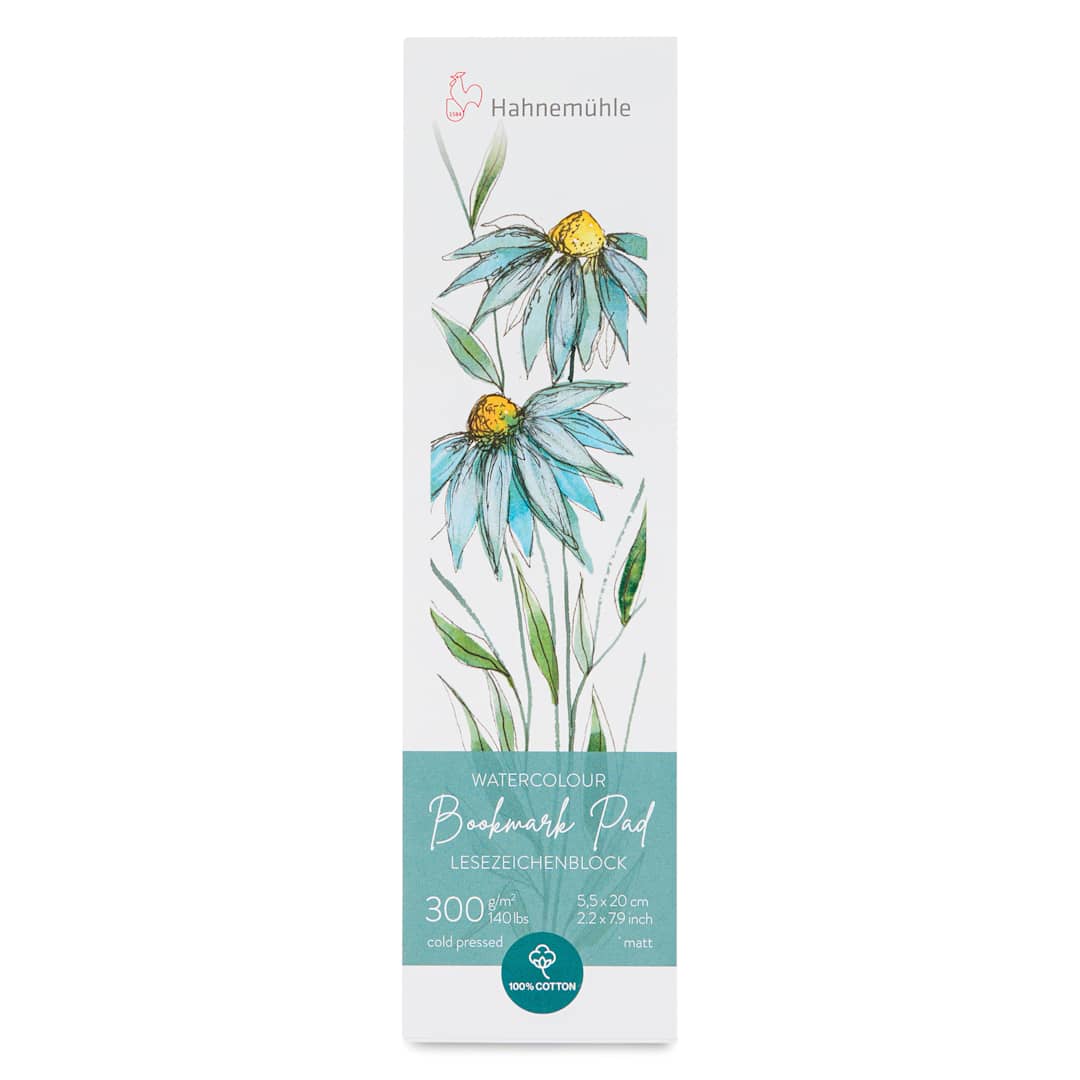 Open in modal - Hahnemühle Watercolor Bookmark Pad - front of the pad