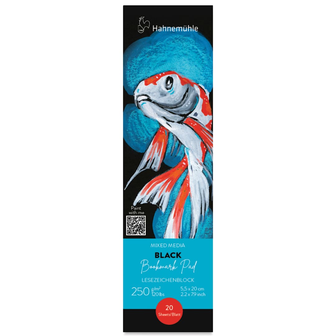 Open in modal - Hahnemühle Black Mixed Media Bookmark Pad