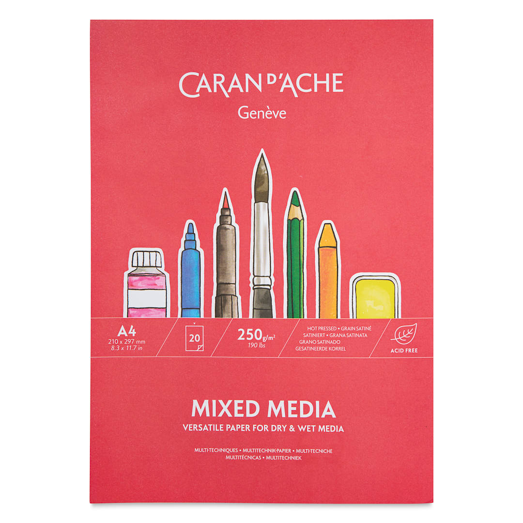 Open in modal - Caran d'Ache Mixed Media Pad - 8-1/4" x 11-3/4", front cover