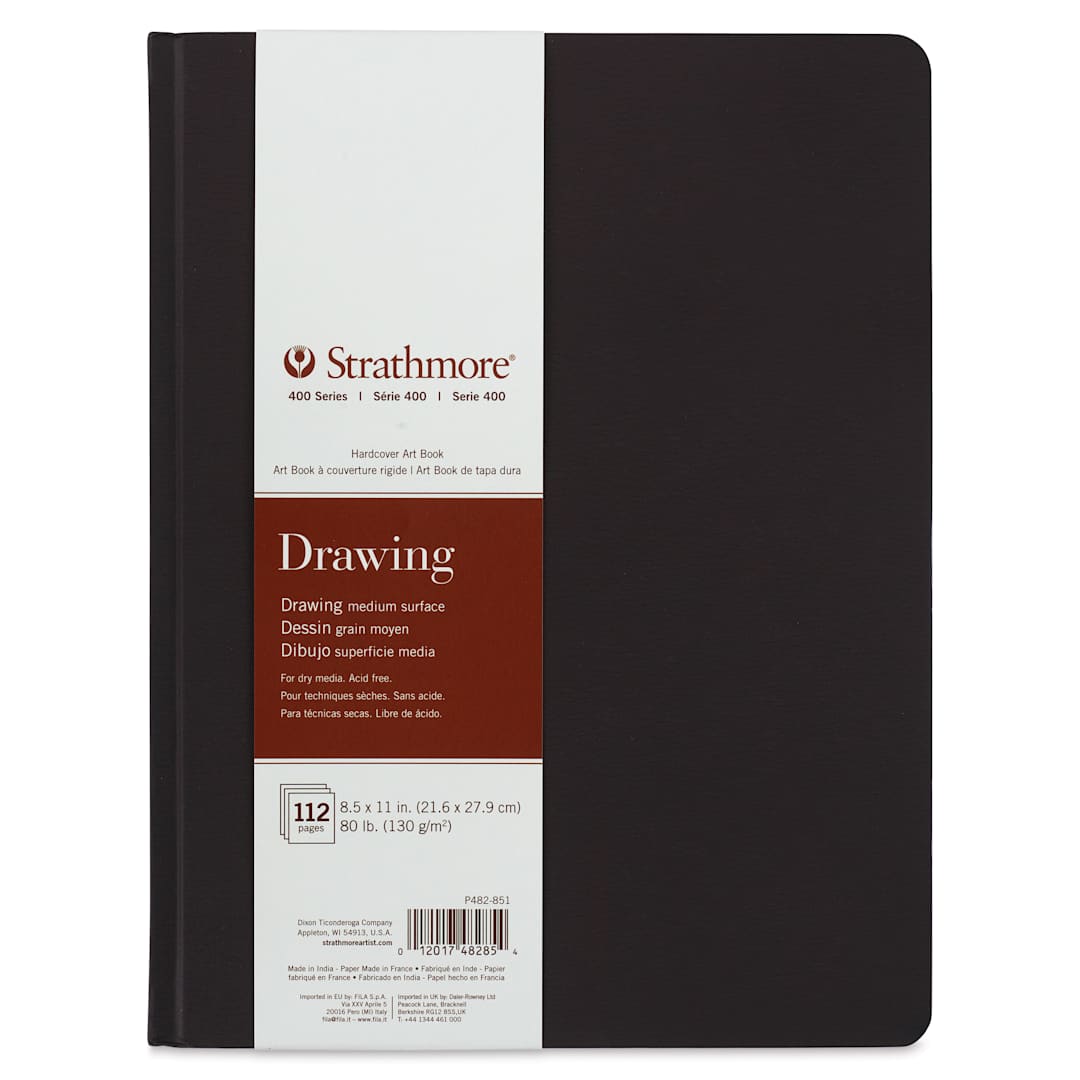 Open in modal - Strathmore 400 Series Drawing Hardcover Hardbound Art Book - 8-1/2" x 11"