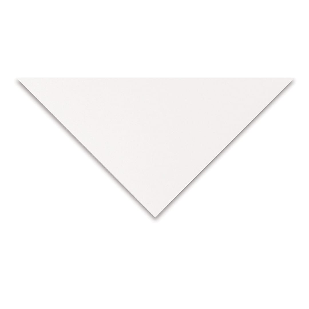 Open in modal - Bright White Sulphite Drawing Paper - Closeup of corner of sheet showing color and texture