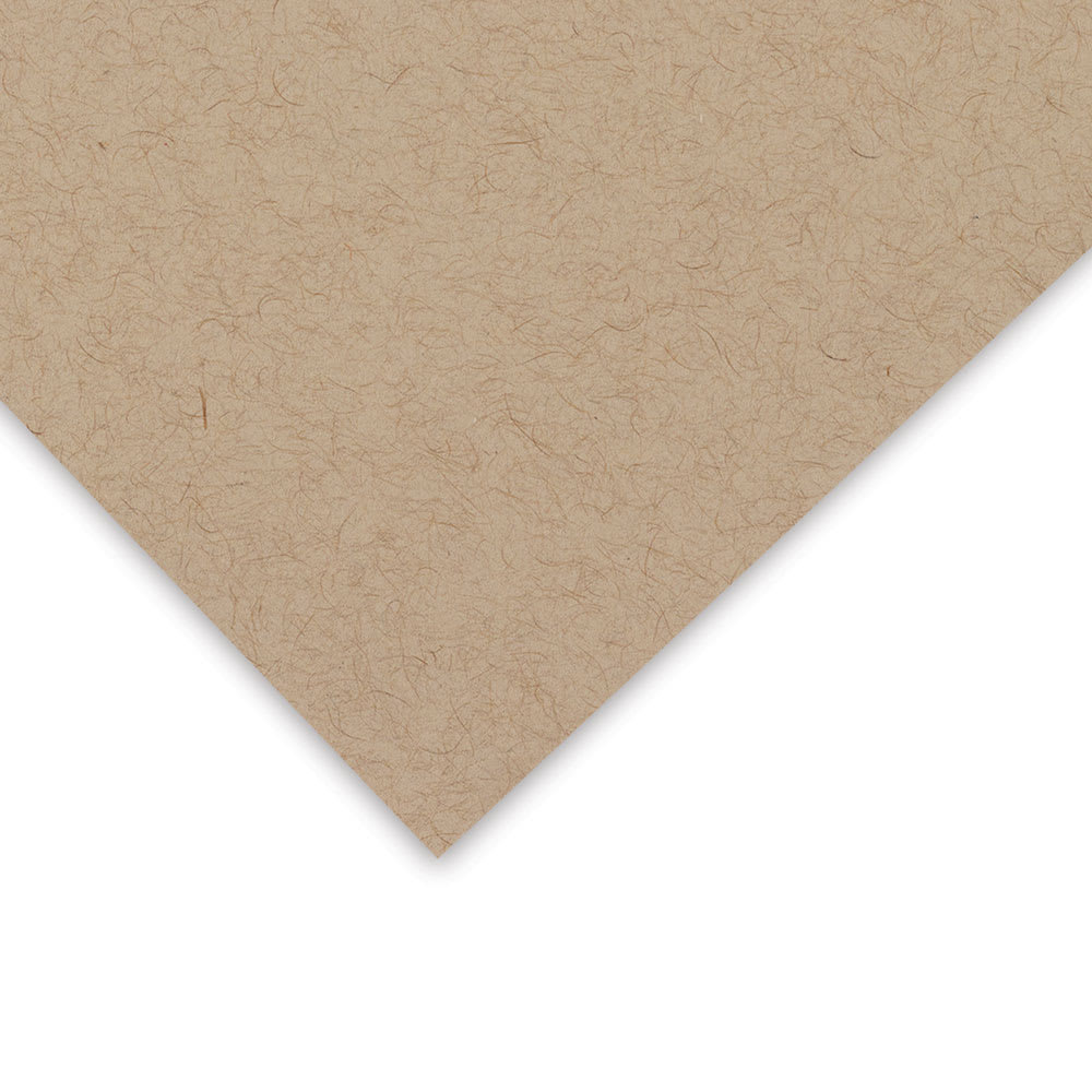 Open in modal - Strathmore 400 Series Toned Sheets - Closeup of corner of Toned Tan sheet showing color and texture