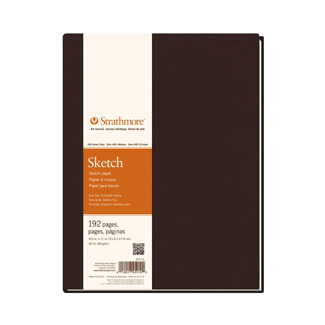 Open in modal - Strathmore Hardbound Sketchbook - 8" x 11", 60 lb, 192 Pages