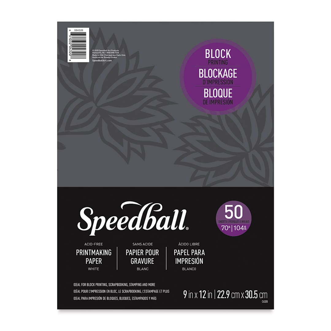 Open in modal - Speedball Printmaster Paper Pads - 9" x 12", 50 Sheets