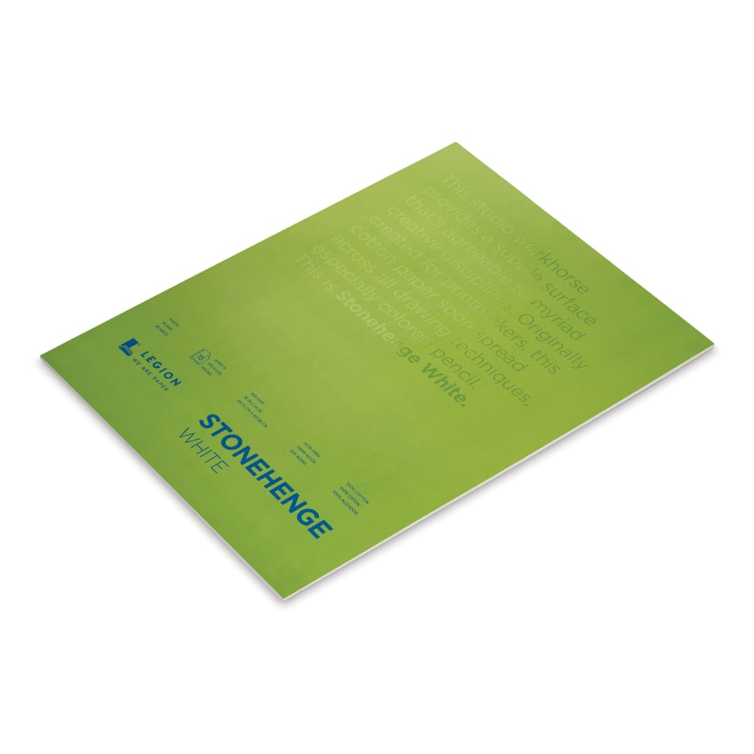 Open in modal - Legion Stonehenge Drawing Paper Pad - 18" x 24", White, 15 Sheets