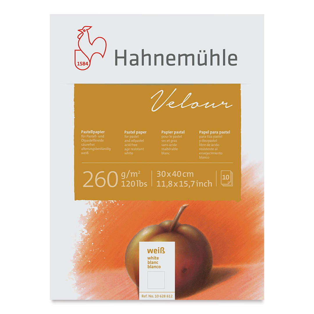 Open in modal - Hahnemuhle Velour Papers - 11-4/5" x 15-7/10", White, 10 Sheets