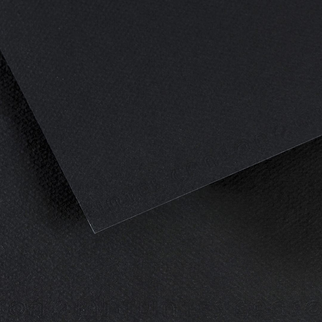 Open in modal - Canson Mi-Teintes Drawing Paper - 19" x 25", Black, Single Sheet