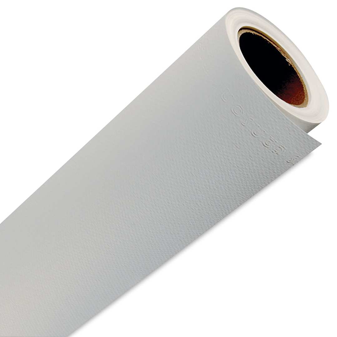 Open in modal - Canson Mi-Teintes Drawing Paper Rolls - Closeup of one end of White roll
