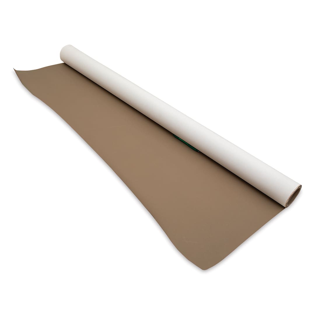 Open in modal - Handbook Journal Co. Pastel Premier Sanded Paper - 53" x 5 yds, Clay, 320 Grit, Roll, rolled out