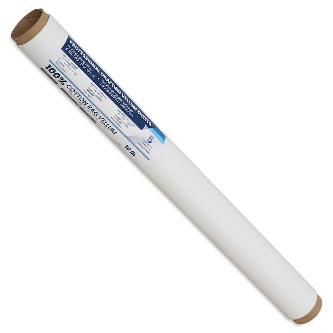 Open in modal - Pacific Arc Drafting Vellum Roll - 24" x 5 yds, packaging