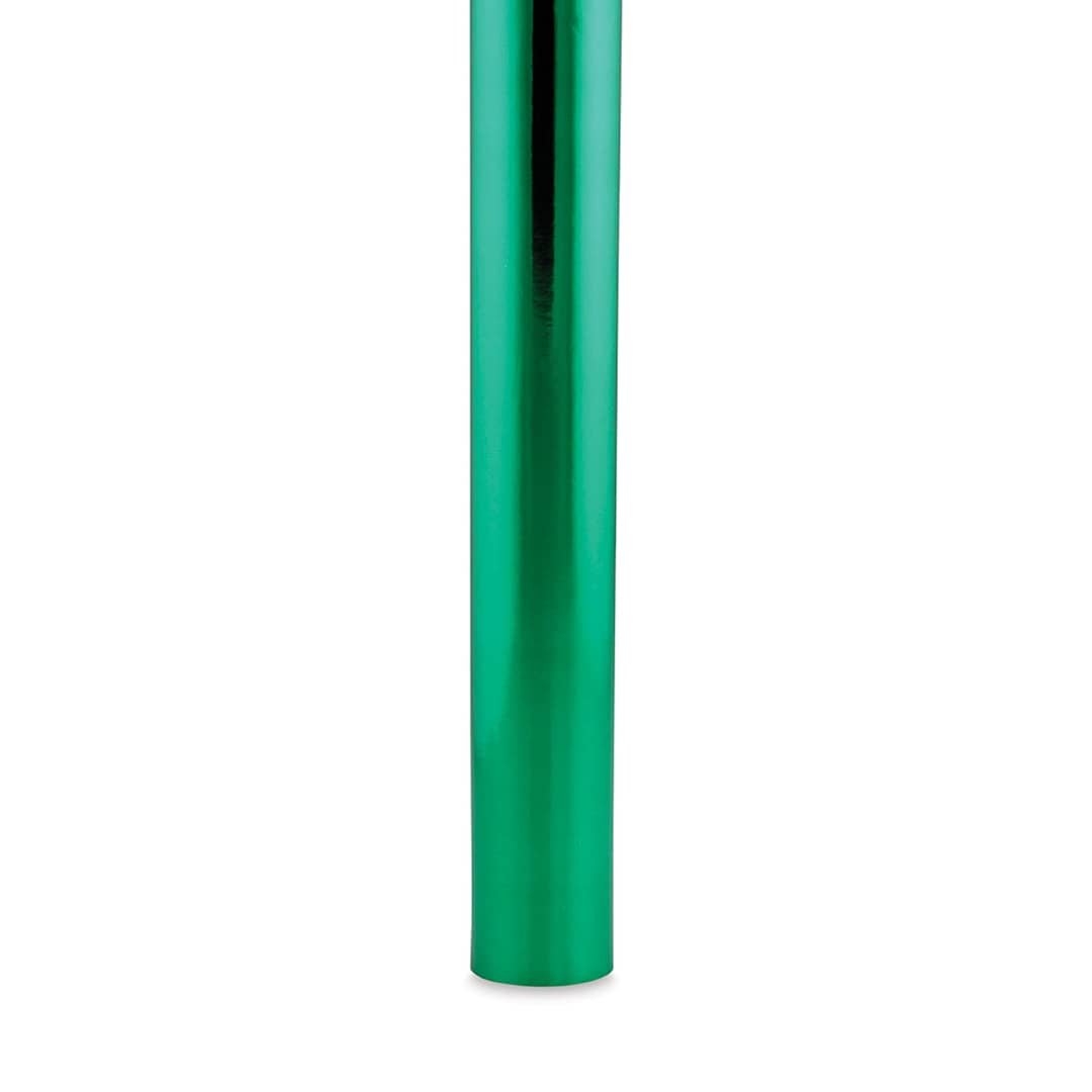 Open in modal - Hygloss Foil Paper - 26" x 25 ft, Green Foil, Roll