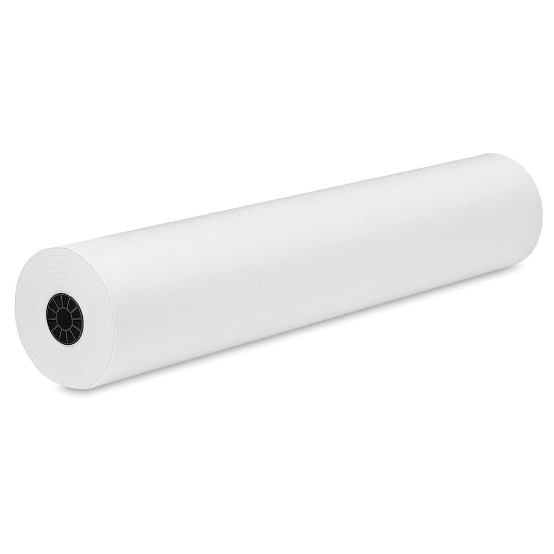 Open in modal - Rainbow Duo-Finish Economy Kraft Paper - 36" x 1000 ft, White