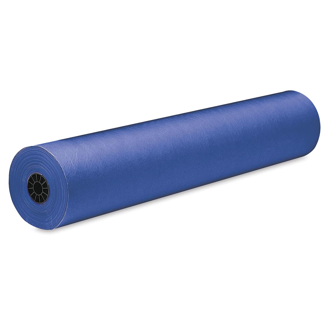 Open in modal - Rainbow Duo-Finish Economy Kraft Paper - 36" x 1000 ft, Dark Blue