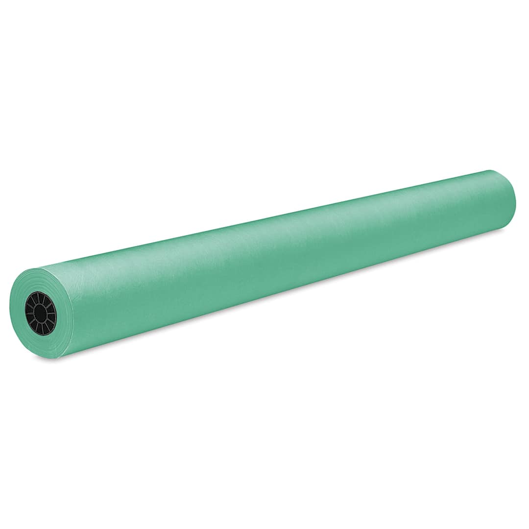 Open in modal - Rainbow Duo-Finish Economy Kraft Paper - 48" x 200 ft, Brite Green