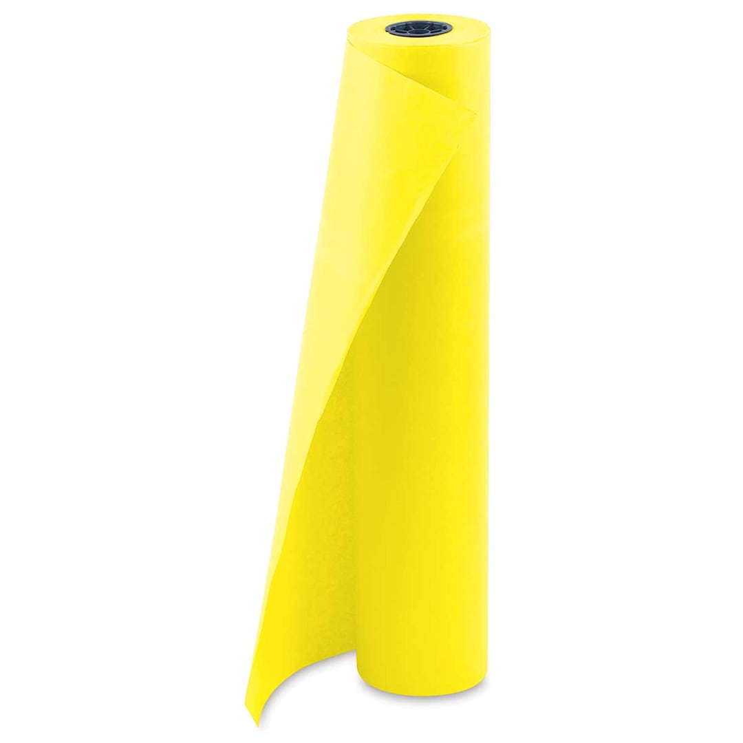 Open in modal - Pacon Decorol Flame Retardant Paper Roll - 36" x 1000 ft, Yellow