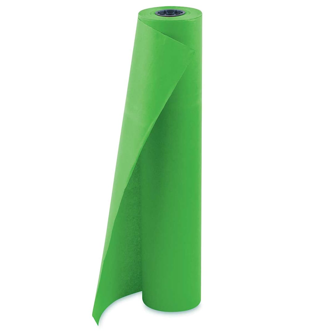 Open in modal - Pacon Decorol Flame Retardant Paper Roll - 36" x 1000 ft, Festive Green