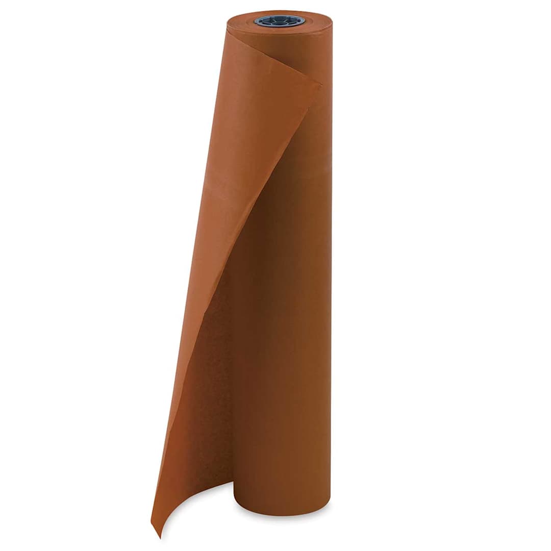Open in modal - Pacon Decorol Flame Retardant Paper Roll - 36" x 1000 ft, Dark Brown