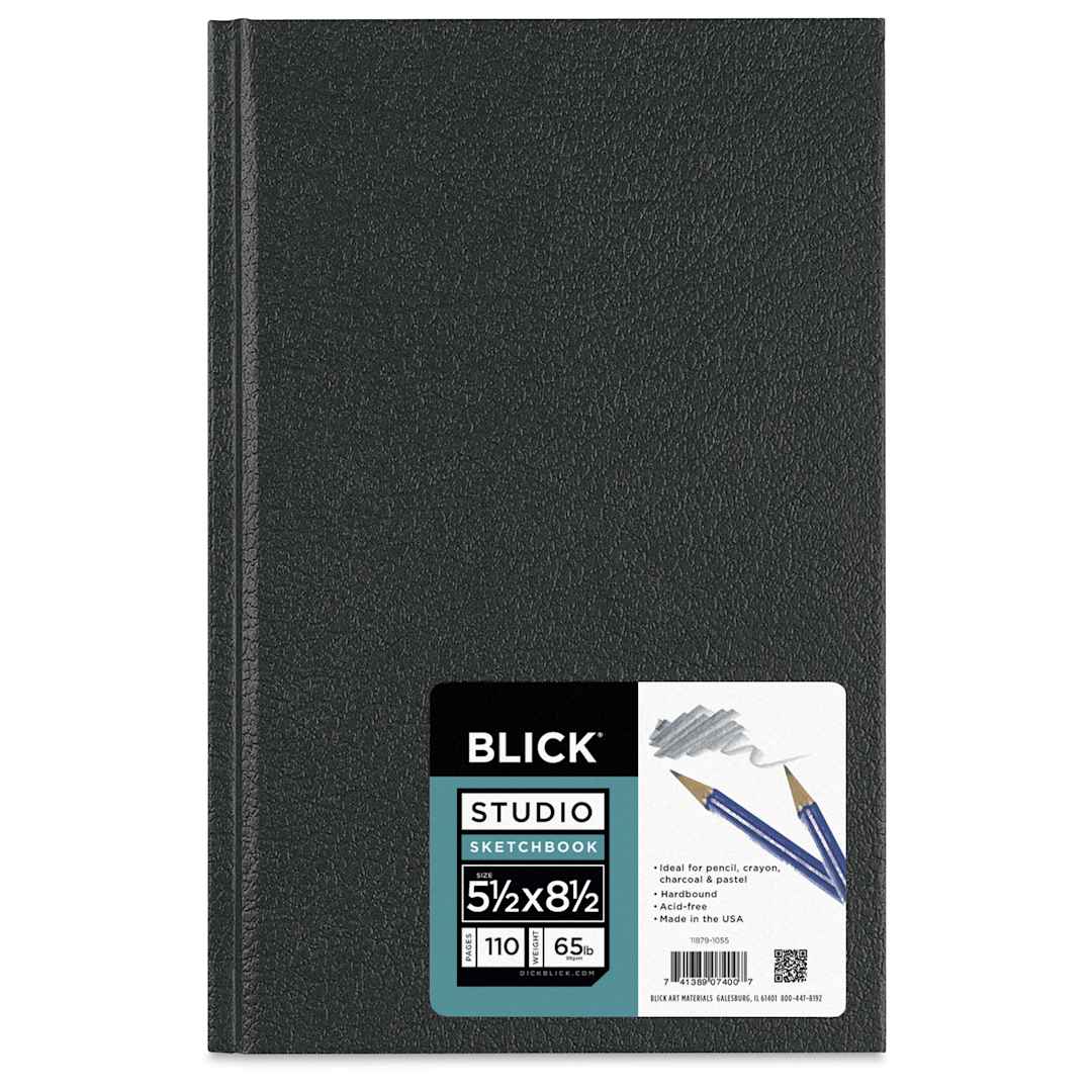 Open in modal - Blick Studio Hardbound Sketchbook - 5-1/2" x 8-1/2"