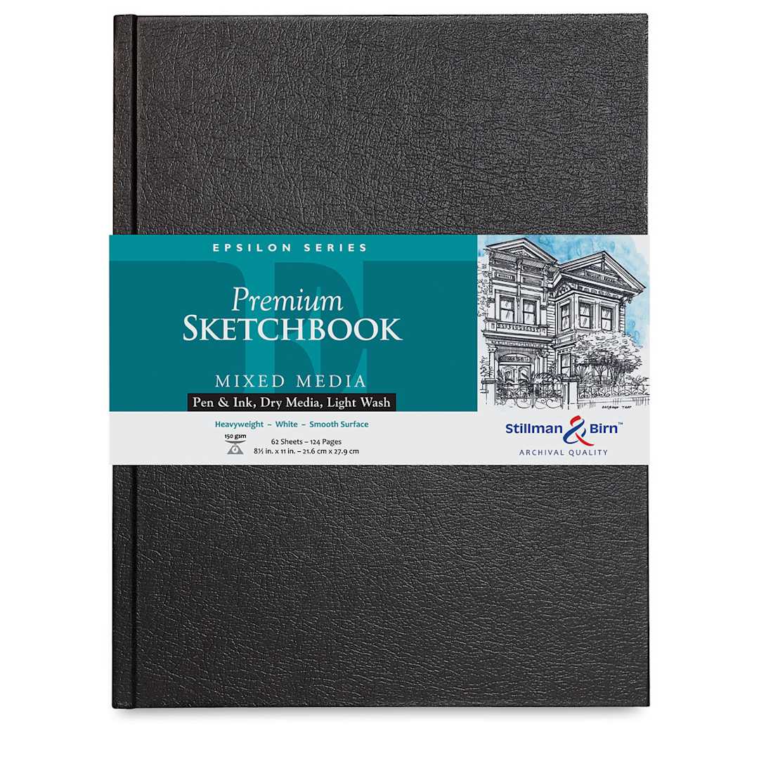 Open in modal - Stillman & Birn Epsilon Series Hardcover Sketchbook - 11" x 8-1/2", Portrait