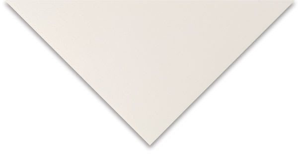 Open in modal - Somerset Printmaking Sheet, closeup of corner of Soft White, Velvet, to show color and texture