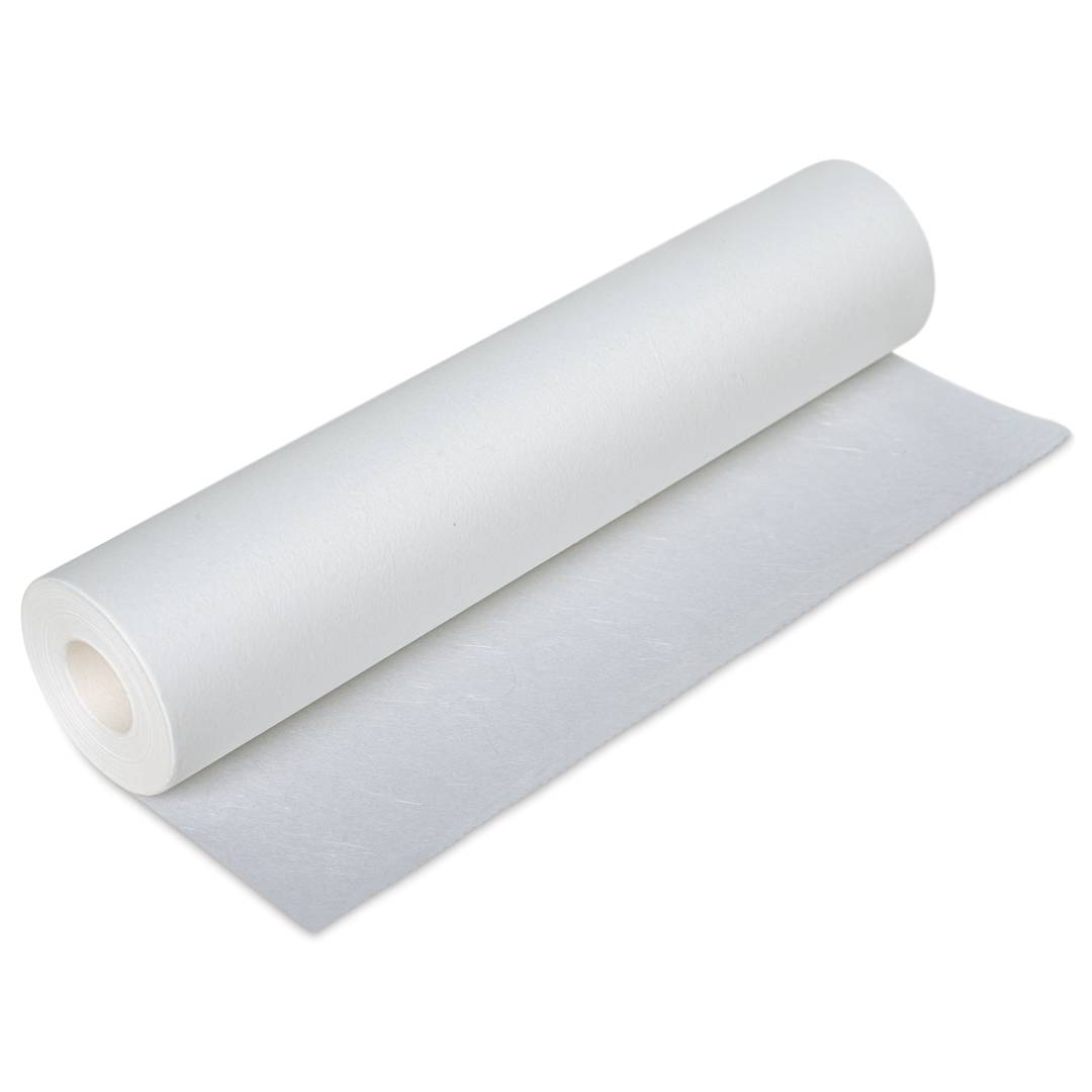 Open in modal - Yasutomo Sumi Painting Paper Roll - 11" x 62 ft, Unryu, 48 gsm, on side