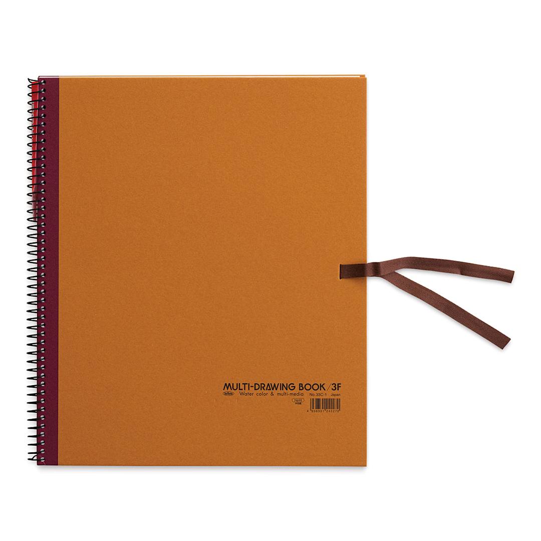 Open in modal - Holbein Multimedia Book - 10-5/8" x 8-5/9", Brown