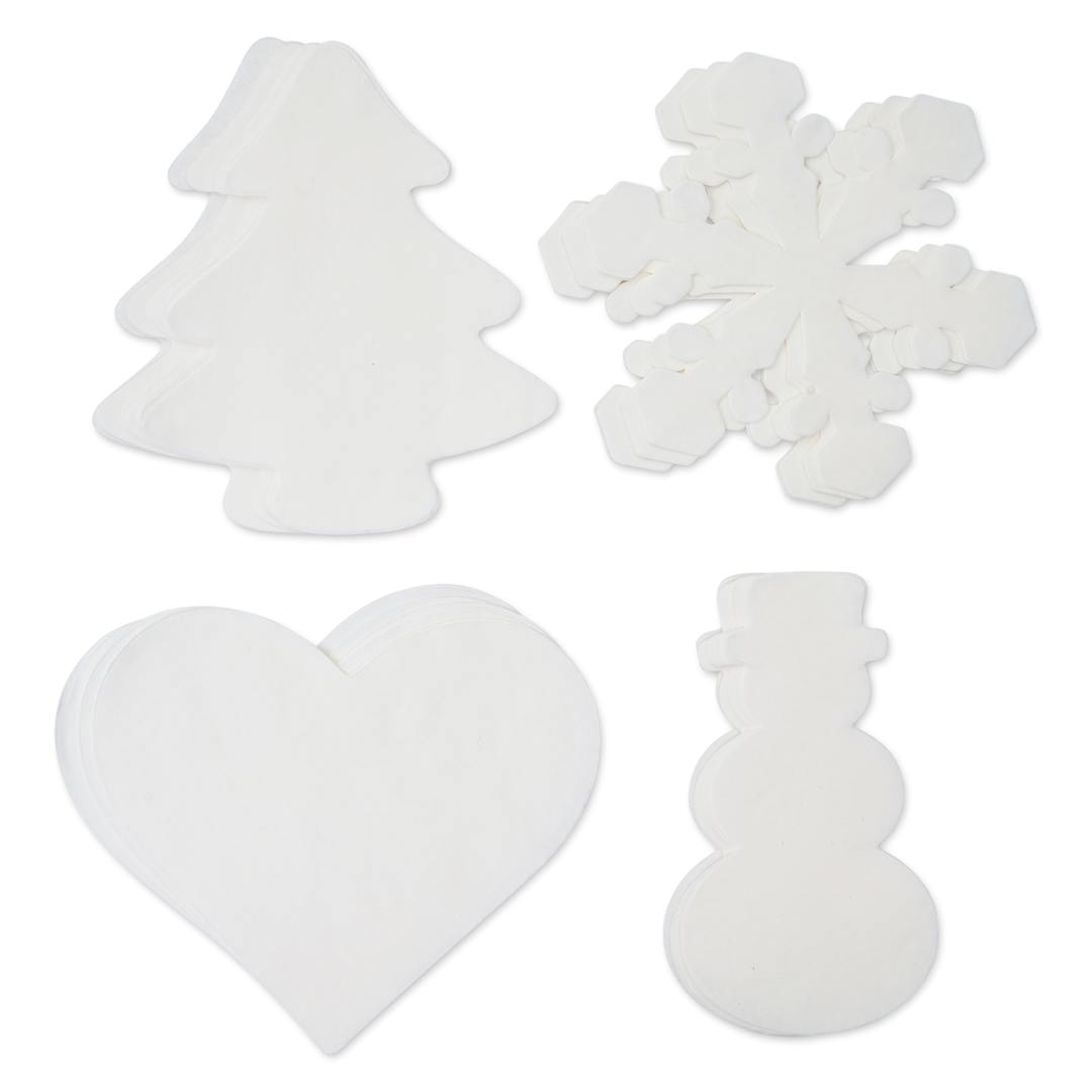 Open in modal - Roylco Color Diffusing Paper Pack - Winter Seasonal Shapes, Pkg of 96