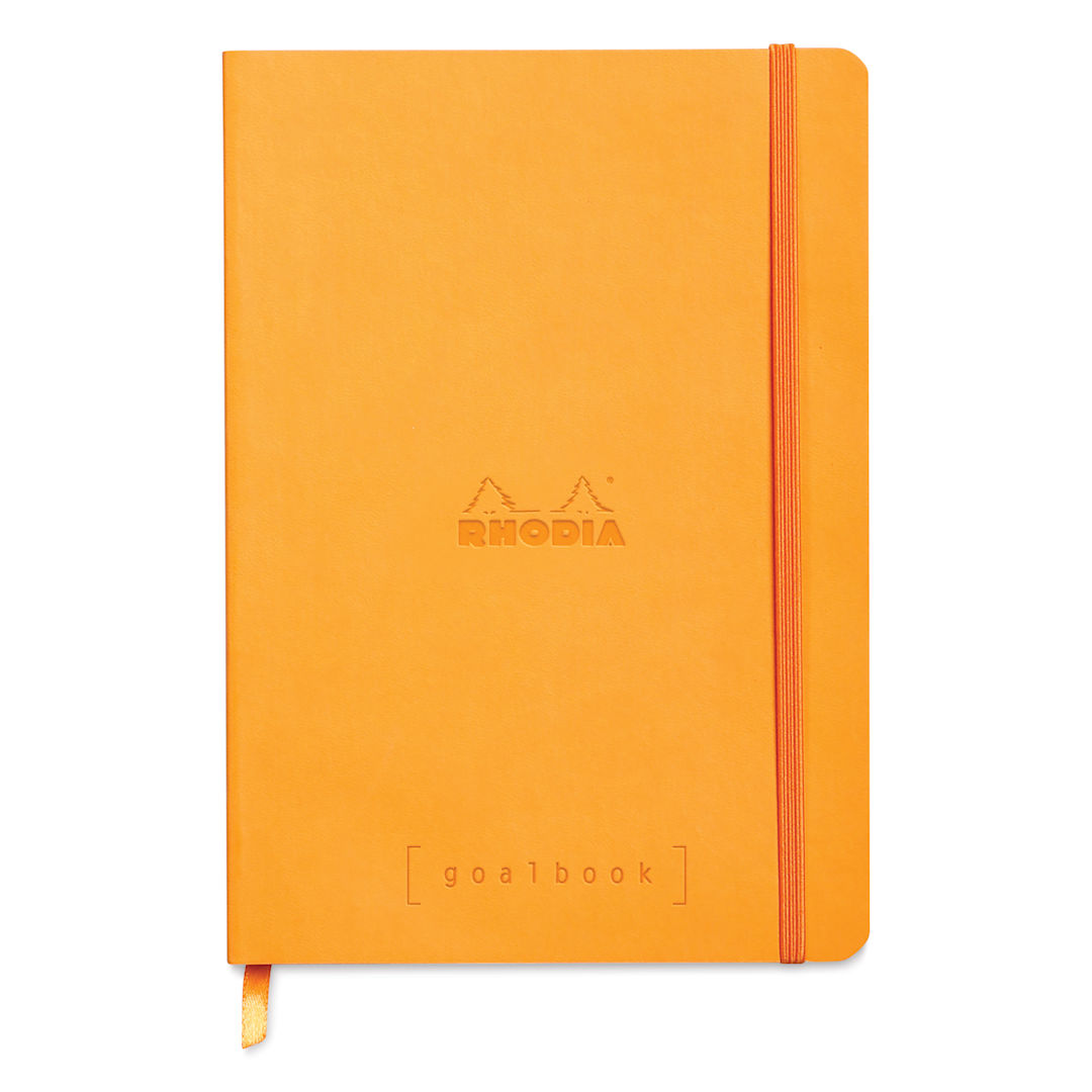 Open in modal - Rhodia Dotted Goalbook - 5-1/2" x 8-3/4", Orange