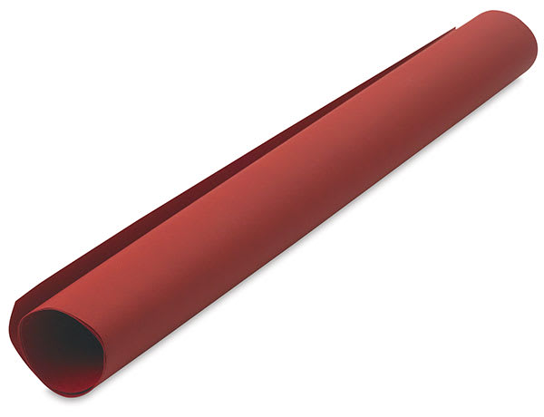 Open in modal - Specialty Book Covering - Angled roll of Red Faux leather