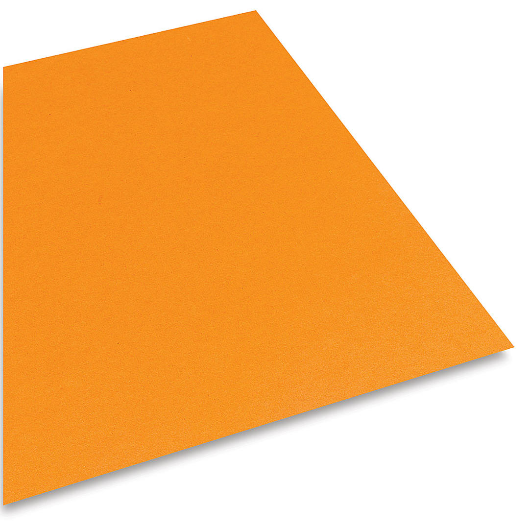 Open in modal - Pacon Railroad Board - 22" x 28" x 4 Ply, Orange, 100 Sheets