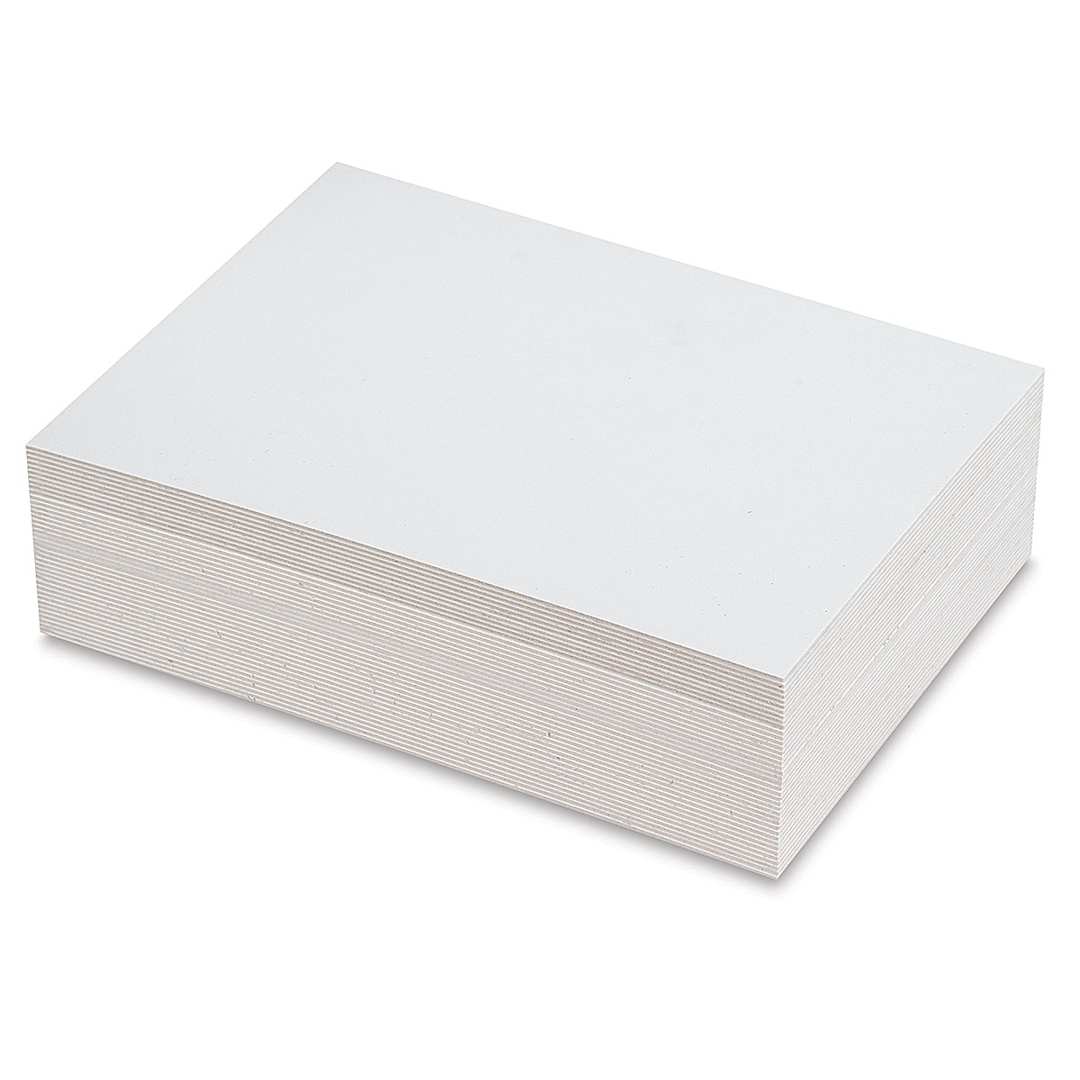 Open in modal - Crescent No. 99 University Grade Cold Press Illustration Board - 5" x 7", 14-Ply, Pkg of 40 Sheets