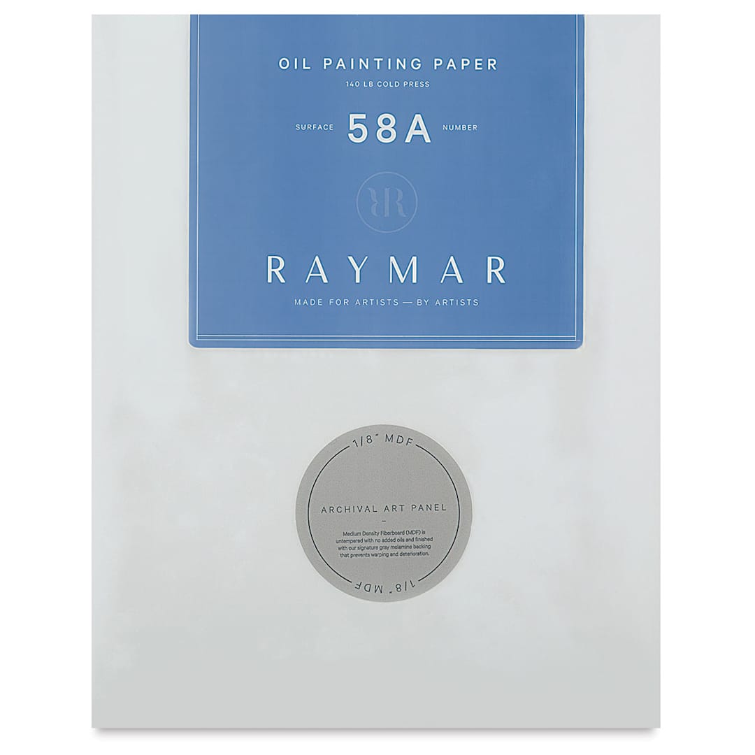 Open in modal - RayMar Oil Paper Panels - Front of package with label
