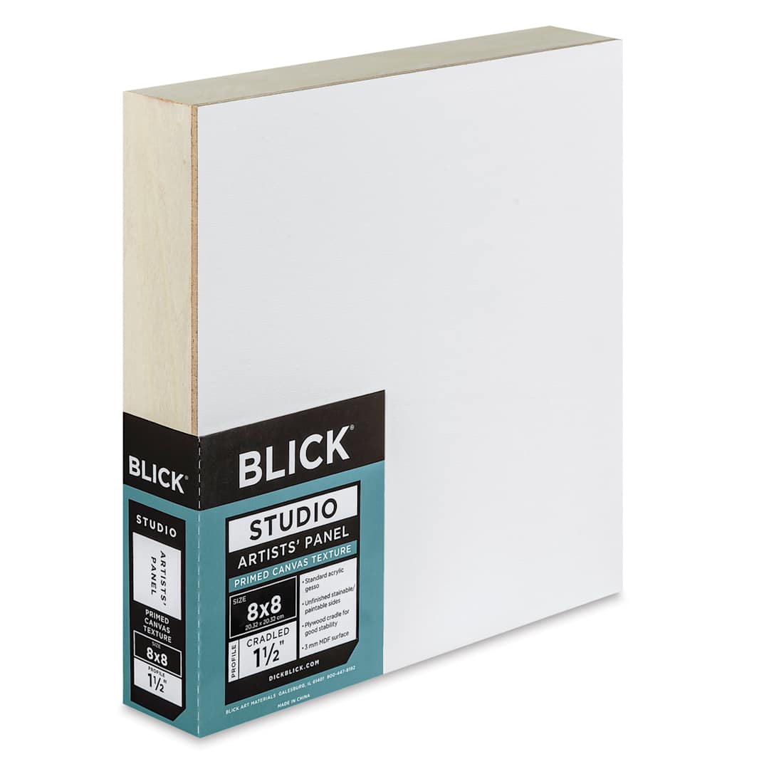 Open in modal - Blick Studio Artists' Board - 8" x 8" x 1-1/2", Gallery