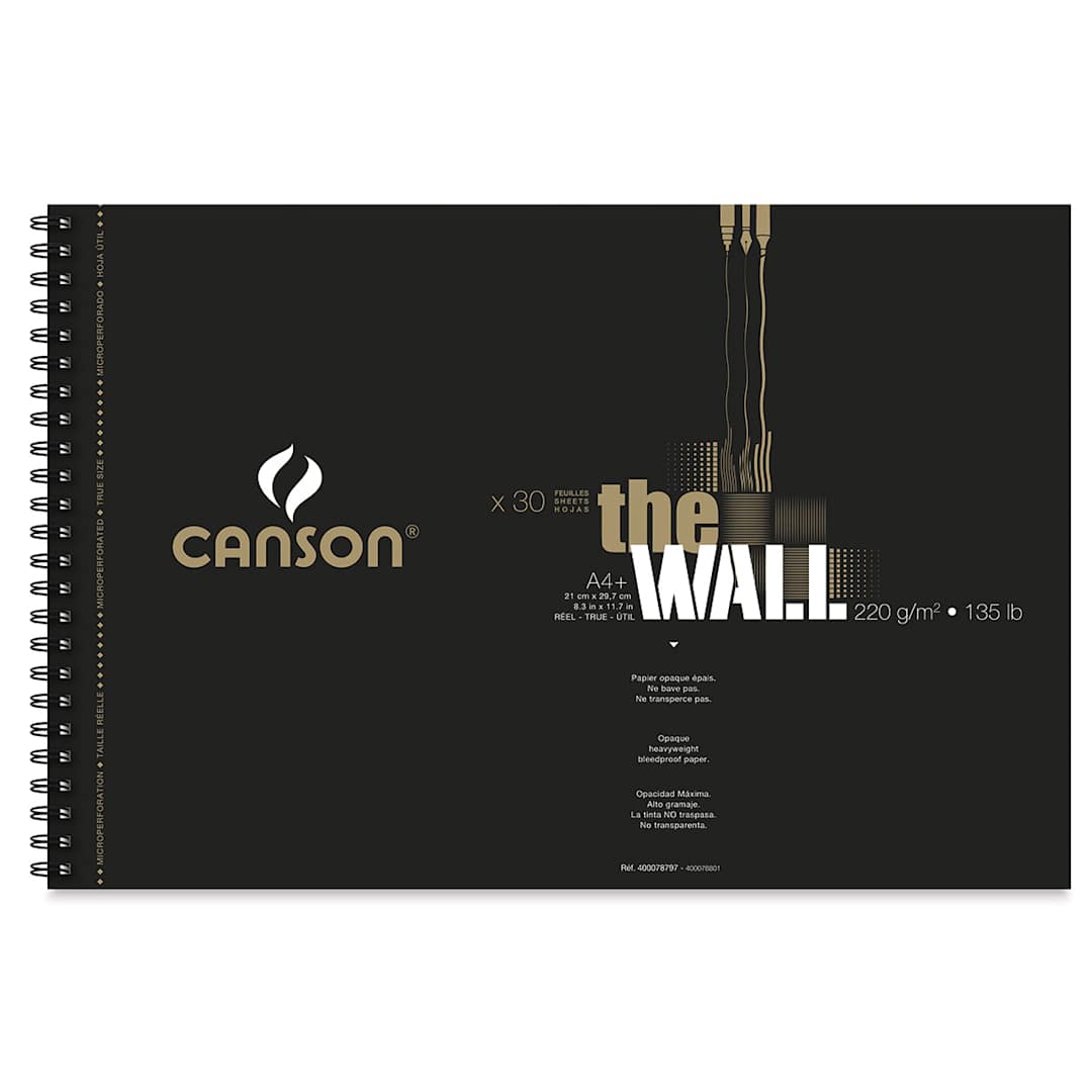 Open in modal - Canson The Wall Sketchbook - Cover of 8.26" x 12.36" Sketchbook