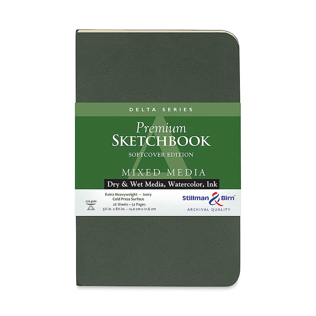 Open in modal - Stillman & Birn Sketchbook - Delta Series, Softcover, 10" x 8", Portrait