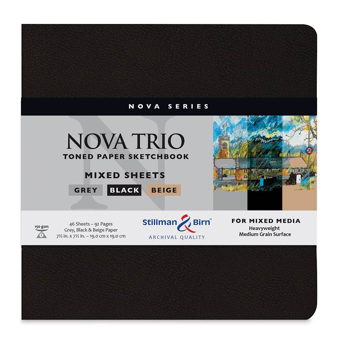 Open in modal - Stillman & Birn Nova Trio Series Toned Softcover Sketchbook