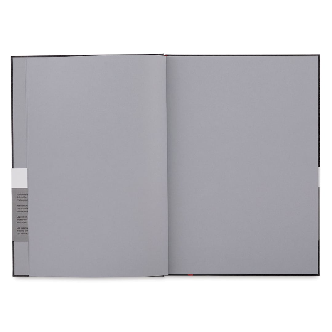 Open in modal - Hahnemühle The Grey Book - Open spread showing gray pages
